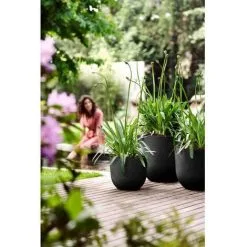 ELHO Fuente Lily Rond 38 Onyx Noir 7 ELHO Fuente Lily Rond 38 Onyx Noir -ELHO Soldes 60107409 3