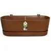 ELHO - Pot De Fleurs - Greenville Easy Balcony 52 - Marron Glacé - Balcon - L 21.2 X W 52 X H 19.4 Cm