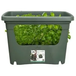 ELHO - Pot De Fleurs - Green Basics Stack & Grow Large - Leaf Green - Extérieur - L 35.1 X W 50.9 X H 35.7 Cm -ELHO Soldes 60108255 3