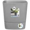 ELHO - Pot De Fleurs - Greensense Aqua Care Carré 30 - Ciment Clair - Intérieur/extérieur - Ø 29.5 X H 30.2 Cm