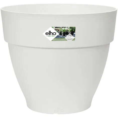 ELHO Bac à Fleurs Rond Ou Carré Jardinière Blanc En Plastique Pour Extérieur Jardin Terrasse Pot De Fleurs Rund/3,2 Liter (de) 2 ELHO Bac à Fleurs Rond Ou Carré Jardinière Blanc En Plastique Pour Extérieur Jardin Terrasse Pot De Fleurs Rund/3,2 Liter (de) – Image 2