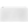 Jardinière Rectangle En Plastique 80 X 40 Cm Elho Vivo Long Blanc - Blanc