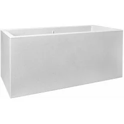 Jardinière Rectangle En Plastique 80 X 40 Cm Elho Vivo Gris Ciment - Gris -ELHO Soldes 70413495 3