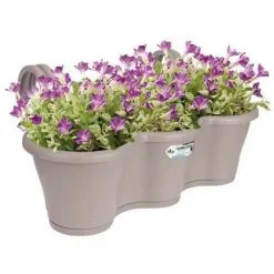 ELHO Balconniere Corsica Trio L 27.1 X W 53.5 X H 25.9 Cm - Taupe 7 ELHO Balconniere Corsica Trio L 27.1 X W 53.5 X H 25.9 Cm - Taupe -ELHO Soldes 71108449 3