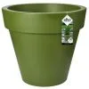 ELHO - Pot De Fleurs - Pure Round Grass 40 - Vert Sportif - Intérieur/extérieur - Ø 39 X H 35 Cm