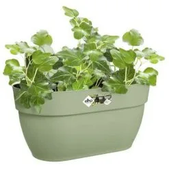 ELHO - Pot De Fleurs - Vibia Campana Easy Hanger Medium - Vert Pistache - Balcon Extérieur - L 24.1 X W 36 X H 26.5 Cm