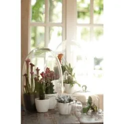 Pot De Fleurs Elho Brussels Rond Mini Ø7cm Blanc -ELHO Soldes 73825470 5