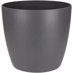 ELHO Soldes 16 Pot De Fleurs Elho Brussels Rond Mini Ø9,5cm Anthracite